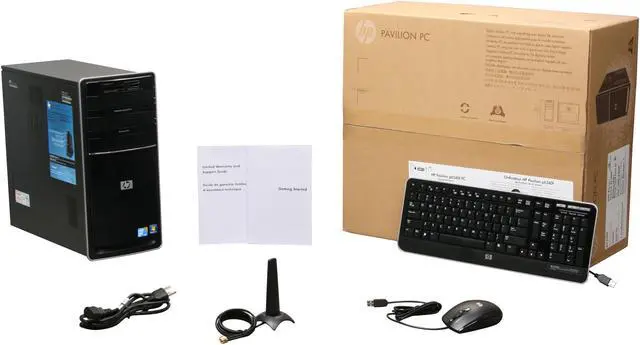 Alt view image 10 of 10 - HP Desktop PC Pavilion P6340F(VT527AA#ABA) Intel Core 2 Quad Q8400 8GB DDR3 1TB HDD Intel GMA X4500 Windows 7 Home Premium 64-bit