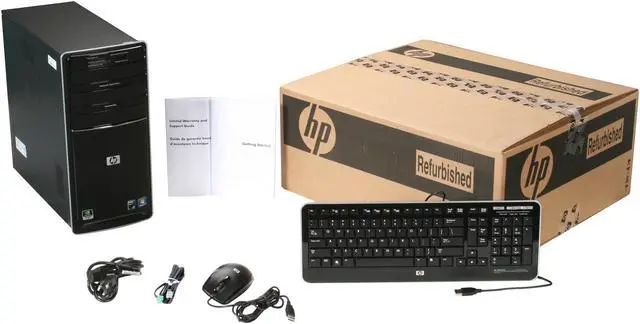 Alt view image 9 of 9 - HP Desktop PC Pavilion P6210Y(NY545AAR) AMD Athlon II X4 620 6GB DDR2 640GB HDD NVIDIA GeForce 9100 Windows 7 Home Premium 64-bit