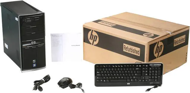 Alt view image 9 of 9 - HP Desktop PC Pavilion Elite E9220Y(NY553AAR) AMD Phenom II X4 910 8GB DDR3 1TB HDD ATI Radeon HD 4350 Windows 7 Home Premium 64-bit