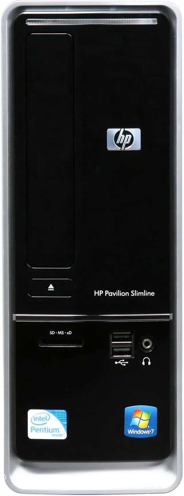 Alt view image 3 of 12 - HP Desktop PC Pavilion Slimline S5212Y(VT493AAR#ABA) Intel Pentium E5200 3GB DDR2 320GB HDD Intel GMA 3100 Windows 7 Home Premium 64-bit