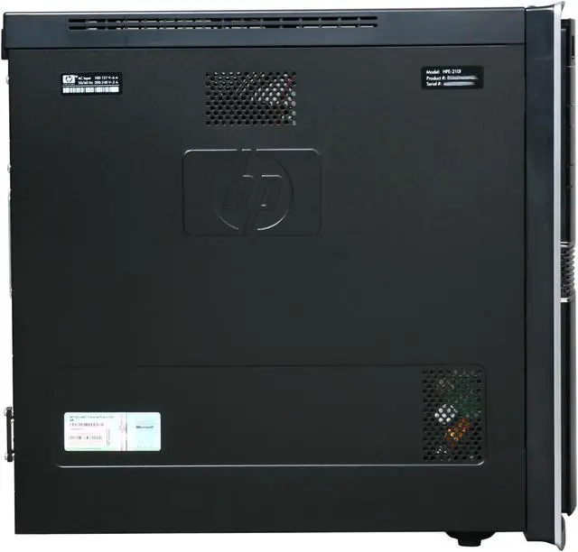 Alt view image 4 of 10 - HP Desktop PC Pavilion Elite HPE-210F AMD Phenom II X4 945 8GB DDR3 1TB HDD ATI Radeon HD 5450 Windows 7 Home Premium 64-bit