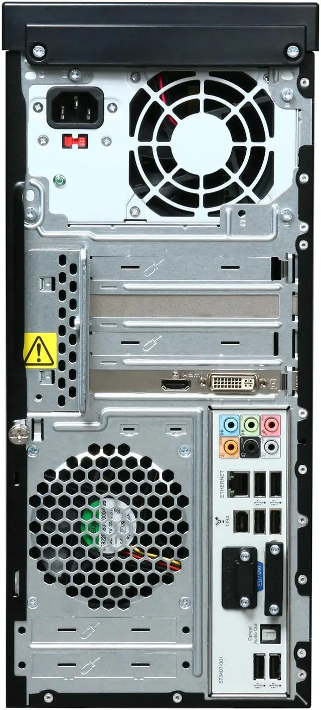 Alt view image 9 of 10 - HP Desktop PC Pavilion Elite HPE-210F AMD Phenom II X4 945 8GB DDR3 1TB HDD ATI Radeon HD 5450 Windows 7 Home Premium 64-bit