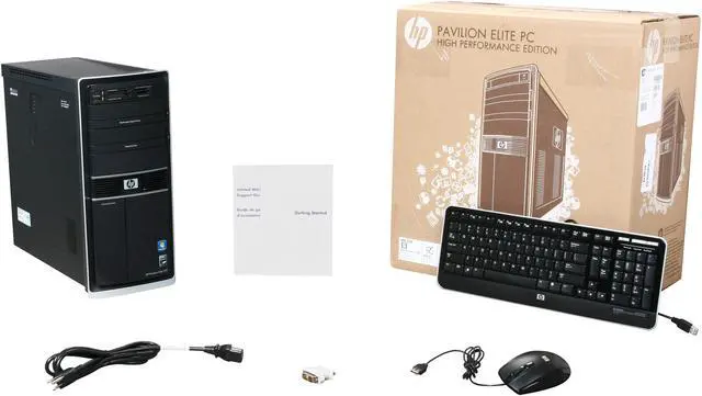 Alt view image 10 of 10 - HP Desktop PC Pavilion Elite HPE-210F AMD Phenom II X4 945 8GB DDR3 1TB HDD ATI Radeon HD 5450 Windows 7 Home Premium 64-bit
