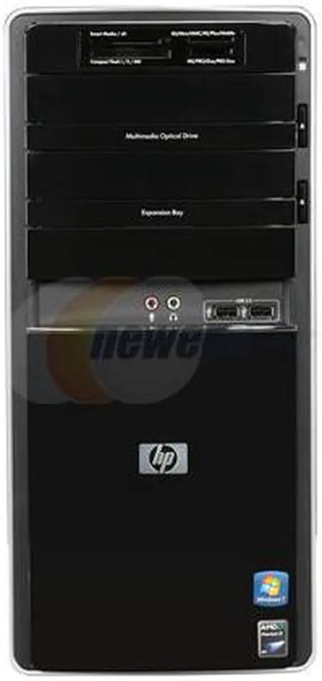 Alt view image 2 of 9 - HP Desktop PC Pavilion P6230Y(NY549AAR) AMD Phenom II X4 810 8GB DDR3 750GB HDD ATI Radeon HD 4200 Windows 7 Home Premium 64-bit