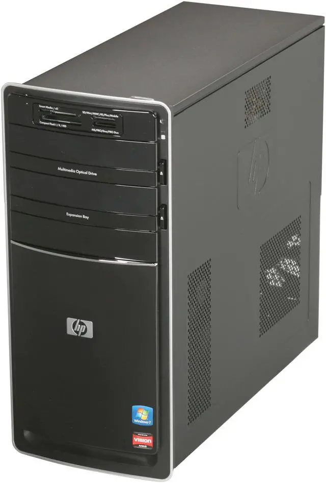 Alt view image 3 of 9 - HP Desktop PC Pavilion P6510 AMD Athlon II X4 630 4GB 750GB HDD Windows 7 Home Premium 64-bit