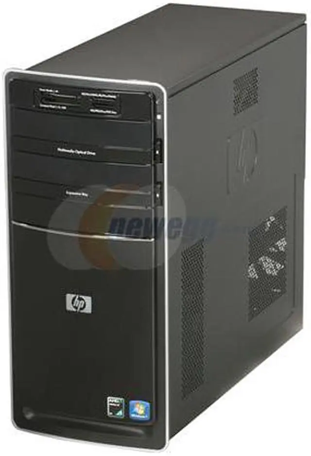 Alt view image 3 of 9 - HP Desktop PC Pavilion P6520F AMD Athlon II X4 635 6GB DDR3 1TB HDD ATI Radeon HD 4200 Windows 7 Home Premium 64-bit
