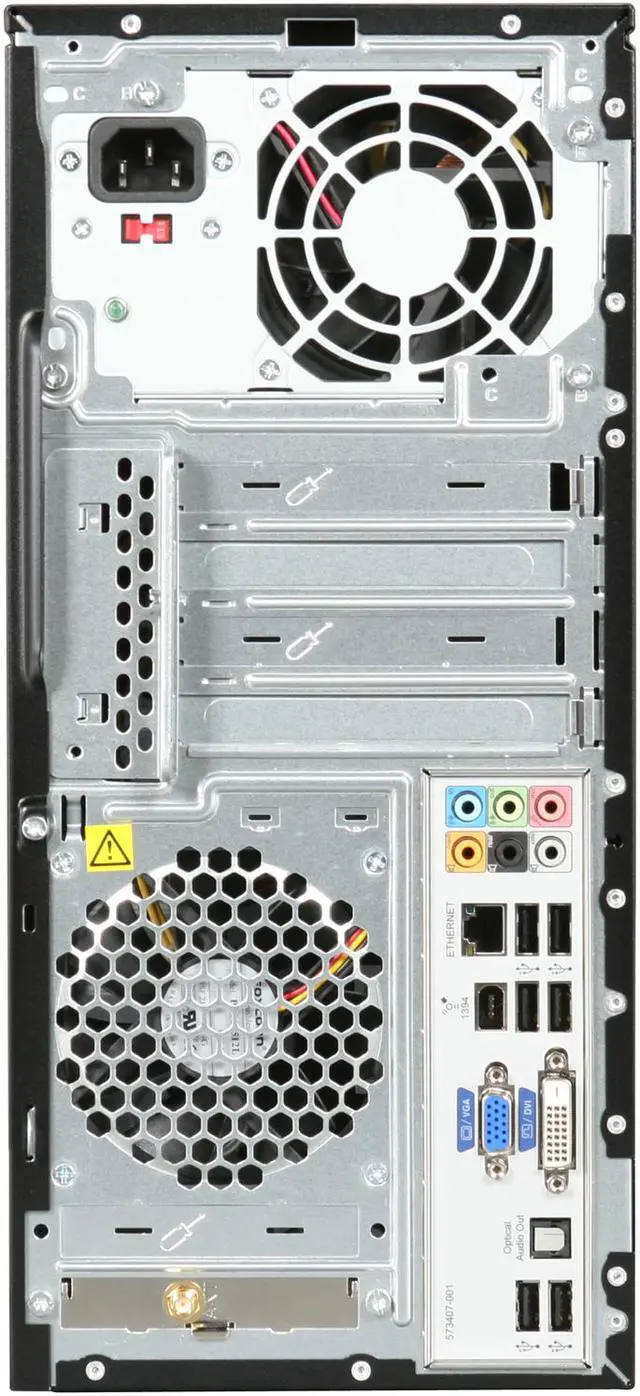 Alt view image 8 of 9 - HP Desktop PC Pavilion P6520F AMD Athlon II X4 635 6GB DDR3 1TB HDD ATI Radeon HD 4200 Windows 7 Home Premium 64-bit