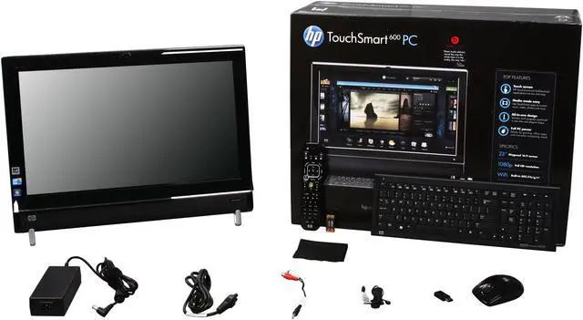 Alt view image 8 of 8 - HP Desktop PC TouchSmart 600-1150 Intel Core i5-430M 4GB DDR3 1TB HDD 23" Touchscreen Windows 7 Home Premium 64-bit