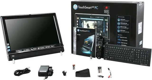 Alt view image 8 of 8 - HP Desktop PC TouchSmart 600-1155 Intel Core i7-720QM 6GB DDR3 1TB HDD 23" Touchscreen Windows 7 Home Premium 64-bit