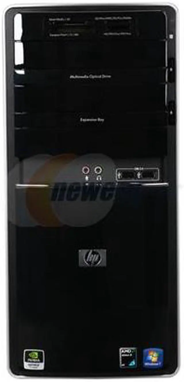 Alt view image 2 of 9 - HP Desktop PC Pavilion P6313W(AY633AAR#ABA) AMD Athlon II X2 215 5GB DDR3 640GB HDD NVIDIA GeForce 9100 Windows 7 Home Premium 64-bit