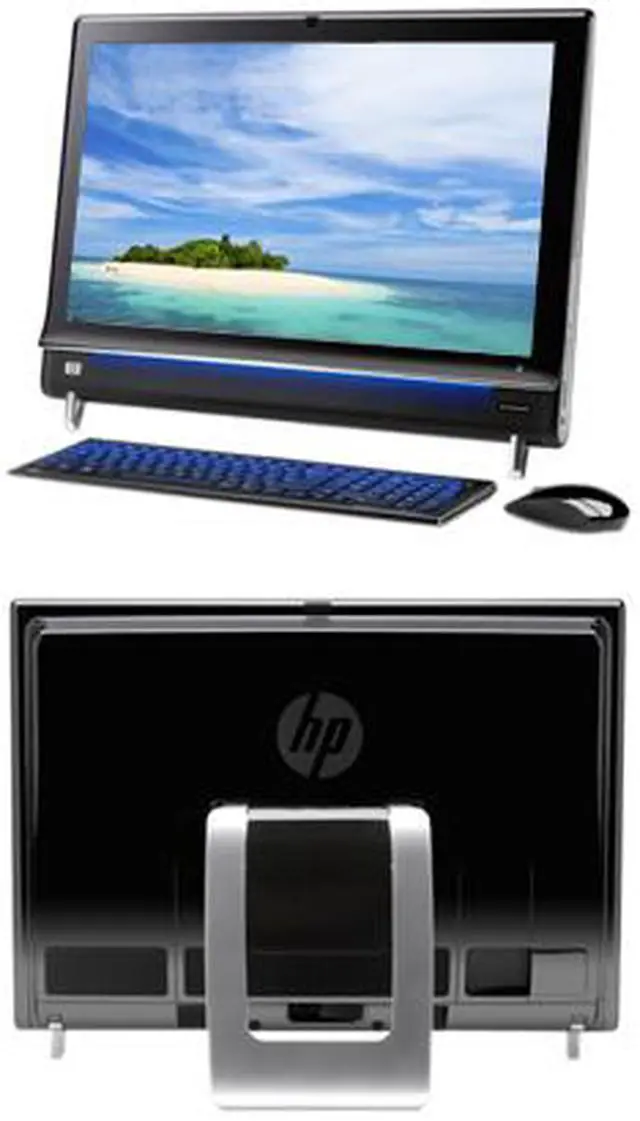 Alt view image 2 of 3 - HP All-in-One PC TouchSmart 9100 Business (VS663UT#ABA) Intel Core 2 Duo T6570 2GB DDR3 250GB HDD 23" Windows 7 Professional 32-bit