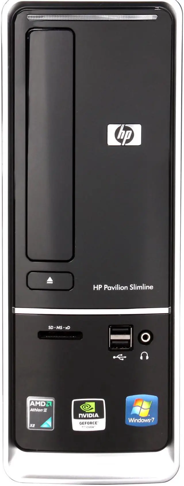 Alt view image 2 of 7 - HP Desktop PC Pavilion Slimline S5510F (BQ466AAR#ABA) AMD Athlon II X2 240 3GB DDR2 640GB HDD NVIDIA GeForce 6150 SE Windows 7 Home Premium 64-bit