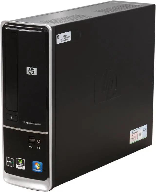 Alt view image 3 of 8 - HP Desktop PC Pavilion Slimline S5503W (BQ464AAR#ABA) AMD Sempron 140 3GB DDR2 320GB HDD NVIDIA GeForce 6150 SE Windows 7 Home Premium 64-bit