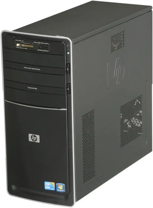 Alt view image 3 of 6 - HP Desktop PC Pavilion P6630F (BM421AA#ABA) Intel Core i3-550 6GB DDR3 1TB HDD Intel HD Graphics Windows 7 Home Premium 64-bit