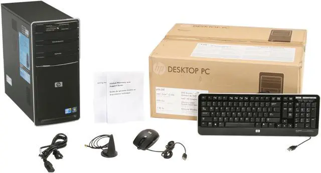 Alt view image 6 of 6 - HP Desktop PC Pavilion P6630F (BM421AA#ABA) Intel Core i3-550 6GB DDR3 1TB HDD Intel HD Graphics Windows 7 Home Premium 64-bit
