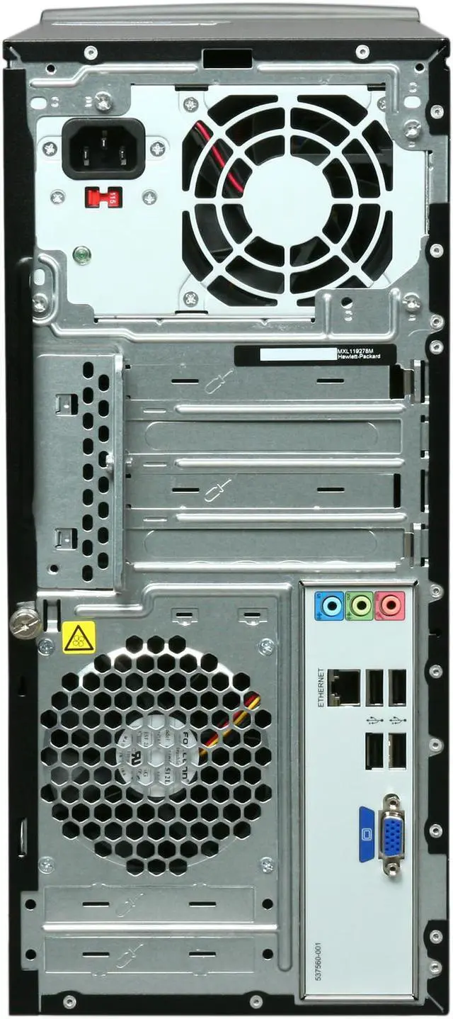 Alt view image 8 of 9 - HP Desktop PC 505B (VS885UT#ABA) AMD Athlon II X3 440 4GB DDR3 320GB HDD NVIDIA GeForce 6150 SE Windows 7 Professional 64-bit