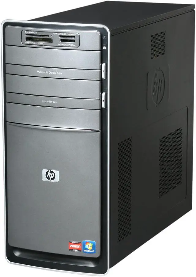 Alt view image 3 of 8 - HP Desktop PC Pavilion p6674y (BT552AAR#ABA) AMD Phenom II X4 820 6GB DDR3 1TB HDD ATI Radeon HD 4200 Windows 7 Home Premium 64-bit