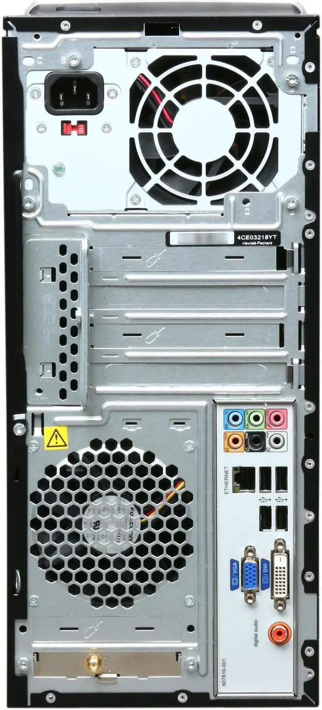 Alt view image 7 of 8 - HP Desktop PC Pavilion p6674y (BT552AAR#ABA) AMD Phenom II X4 820 6GB DDR3 1TB HDD ATI Radeon HD 4200 Windows 7 Home Premium 64-bit