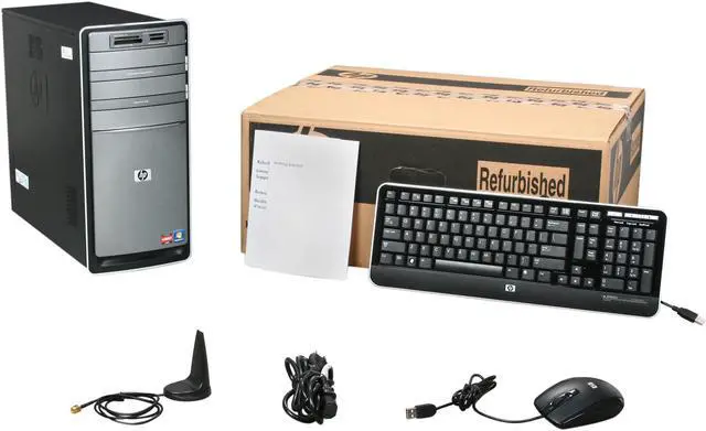 Alt view image 8 of 8 - HP Desktop PC Pavilion p6674y (BT552AAR#ABA) AMD Phenom II X4 820 6GB DDR3 1TB HDD ATI Radeon HD 4200 Windows 7 Home Premium 64-bit