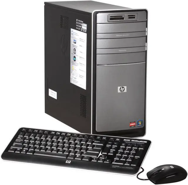 Main image of HP Desktop PC Pavilion p6740f (BV525AA#ABA) AMD Phenom II X4 955 8GB DDR3 1.5TB HDD ATI Radeon HD 4200 Windows 7 Home Premium 64-bit