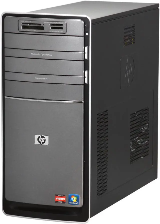 Alt view image 3 of 9 - HP Desktop PC Pavilion p6740f (BV525AA#ABA) AMD Phenom II X4 955 8GB DDR3 1.5TB HDD ATI Radeon HD 4200 Windows 7 Home Premium 64-bit