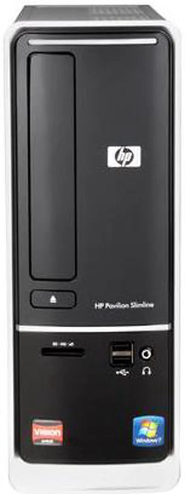 Alt view image 2 of 9 - HP Desktop PC Pavilion Slimline s5730f (BV528AA#ABA) AMD Phenom II X2 511 4GB DDR3 750GB HDD ATI Radeon 3000 IGP Windows 7 Home Premium 64-bit