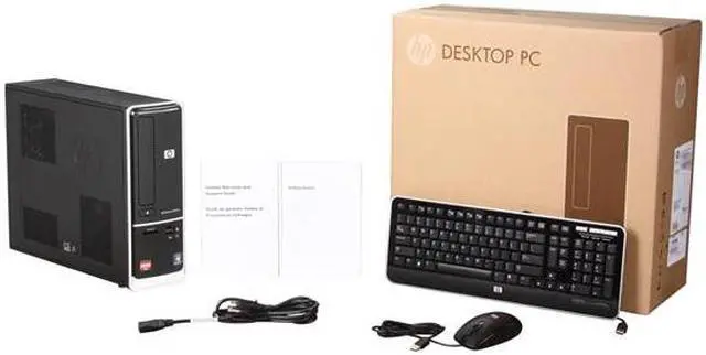 Alt view image 9 of 9 - HP Desktop PC Pavilion Slimline s5730f (BV528AA#ABA) AMD Phenom II X2 511 4GB DDR3 750GB HDD ATI Radeon 3000 IGP Windows 7 Home Premium 64-bit