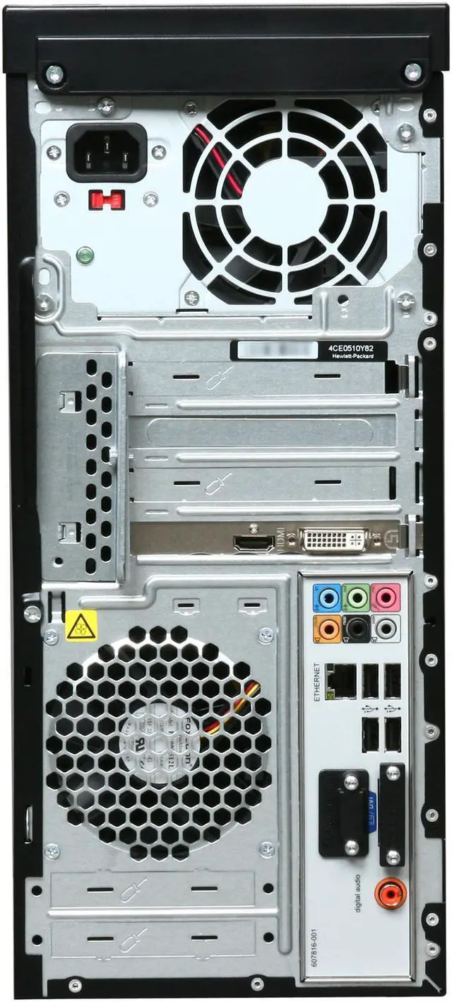 Alt view image 8 of 9 - HP Desktop PC Pavilion Elite HPE-500f (BV535AA#ABA) AMD Phenom II X6 1045T 8GB DDR3 1.5TB HDD AMD Radeon HD 6450 Windows 7 Home Premium 64-bit