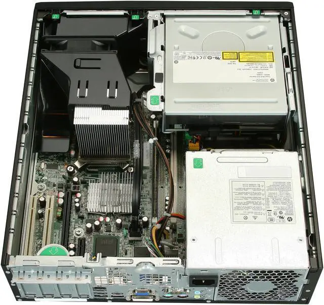 Alt view image 6 of 8 - HP Compaq Desktop PC 4000 Pro (XZ775UT#ABA) Intel Core 2 Duo E8400 4GB DDR3 500GB HDD Intel GMA 4500 Windows 7 Professional 64-bit