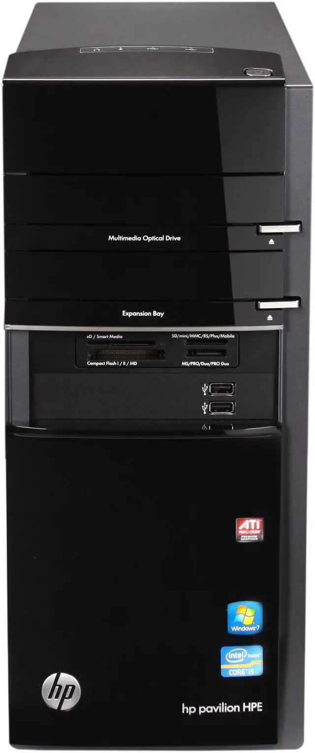 Alt view image 2 of 10 - HP Desktop PC Pavilion Elite h8-1010 (QN557AA#ABA) Intel Core i5-2390T 8GB DDR3 1TB HDD AMD Radeon HD 6450 Windows 7 Home Premium 64-bit