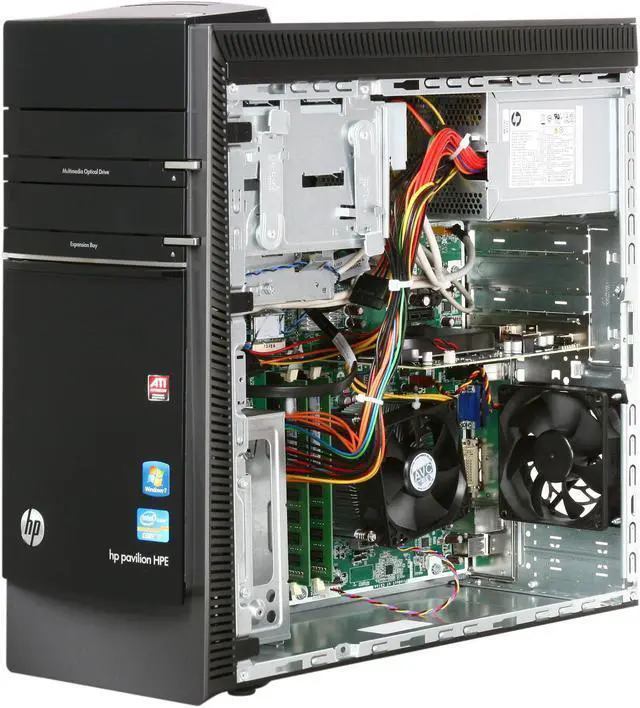 Alt view image 7 of 9 - HP Desktop PC Pavilion Elite h8-1020 (QN559AA#ABA) Intel Core i7-2600S 8GB DDR3 1TB HDD AMD Radeon HD 6570 Windows 7 Home Premium 64-bit