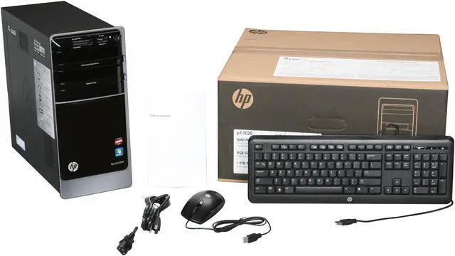 Alt view image 9 of 9 - HP Desktop PC Pavilion p7-1020 (BV704AA#ABA) AMD Phenom II X4 960T 8GB DDR3 1.5TB HDD ATI Radeon HD 4200 Windows 7 Home Premium 64-bit