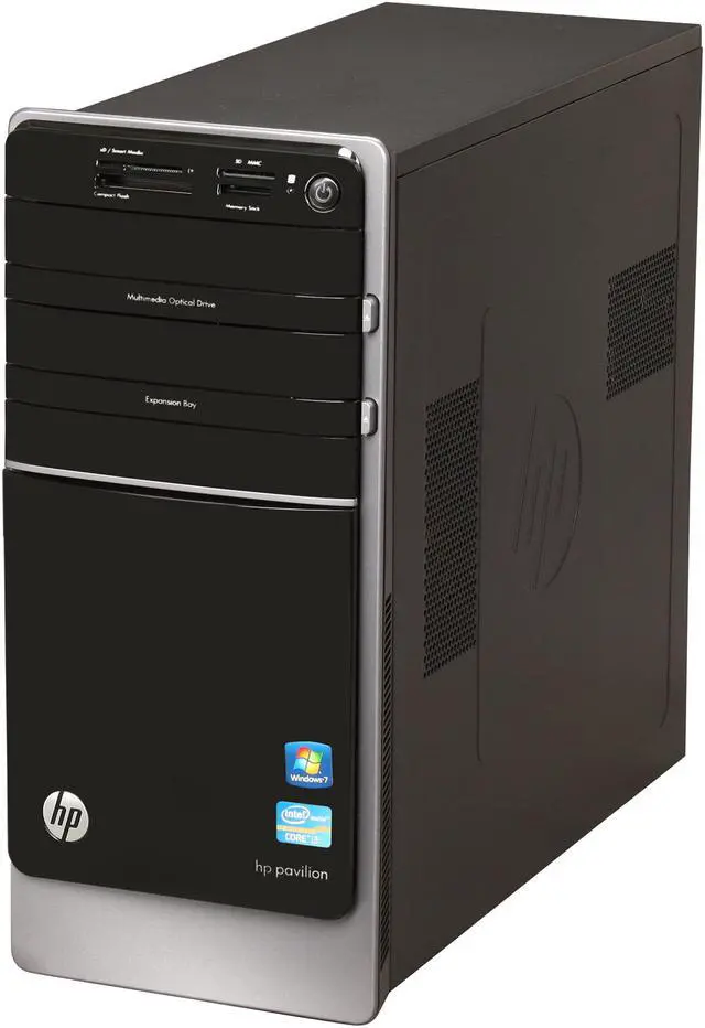 Alt view image 3 of 9 - HP Desktop PC Pavilion p7-1030 (BV705AA#ABA) Intel Core i3-2100 8GB DDR3 1TB HDD Intel HD Graphics Windows 7 Home Premium 64-bit