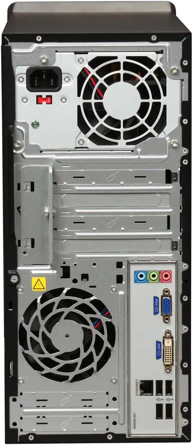 Alt view image 8 of 9 - HP Desktop PC Pavilion p7-1030 (BV705AA#ABA) Intel Core i3-2100 8GB DDR3 1TB HDD Intel HD Graphics Windows 7 Home Premium 64-bit