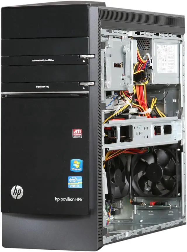 Alt view image 7 of 10 - HP Desktop PC Pavilion Elite h8-1050 (QN563AA#AB) Intel Core i7-2600 10GB DDR3 1.5TB HDD AMD Radeon HD 6850 Windows 7 Home Premium 64-bit