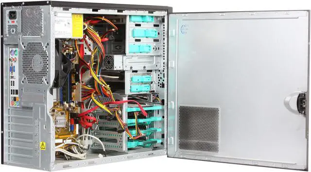 Alt view image 5 of 9 - Famous Brand Desktop PC TS-0005D-C2Q624 Intel Core 2 Quad Q9650 2GB 500GB HDD NO OS