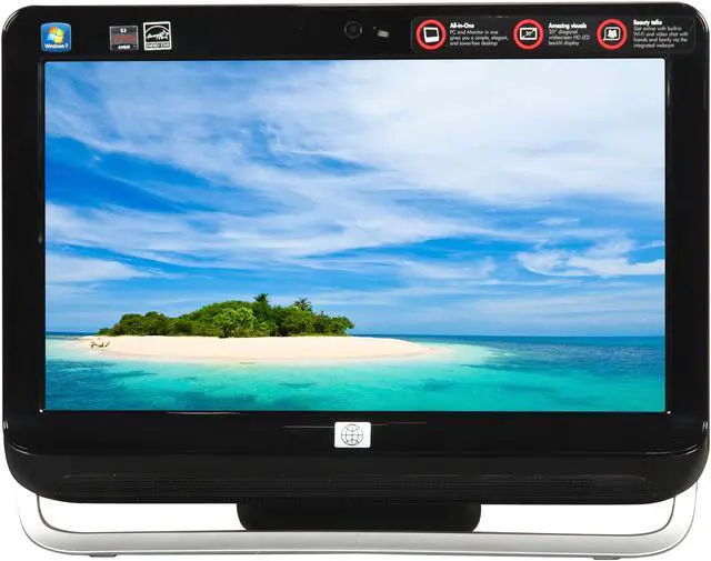 Alt view image 2 of 7 - Generic Desktop PC CPX125 AMD E-450 4GB 1TB HDD 20.0" Windows 7 Professional