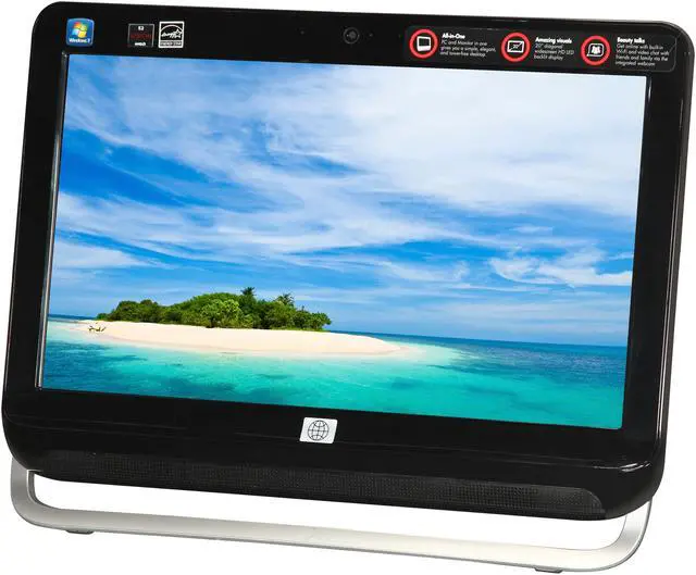 Alt view image 3 of 7 - Generic Desktop PC CPX125 AMD E-450 4GB 1TB HDD 20.0" Windows 7 Professional