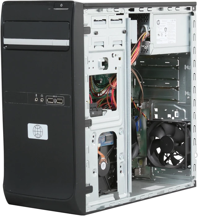 Alt view image 7 of 9 - Black HEAVY METAL Desktop PC for Metalheads with Pentium G640 2.8GHz 4GB DDR3 500GB HDD and Windows 8 (VDD-125)
