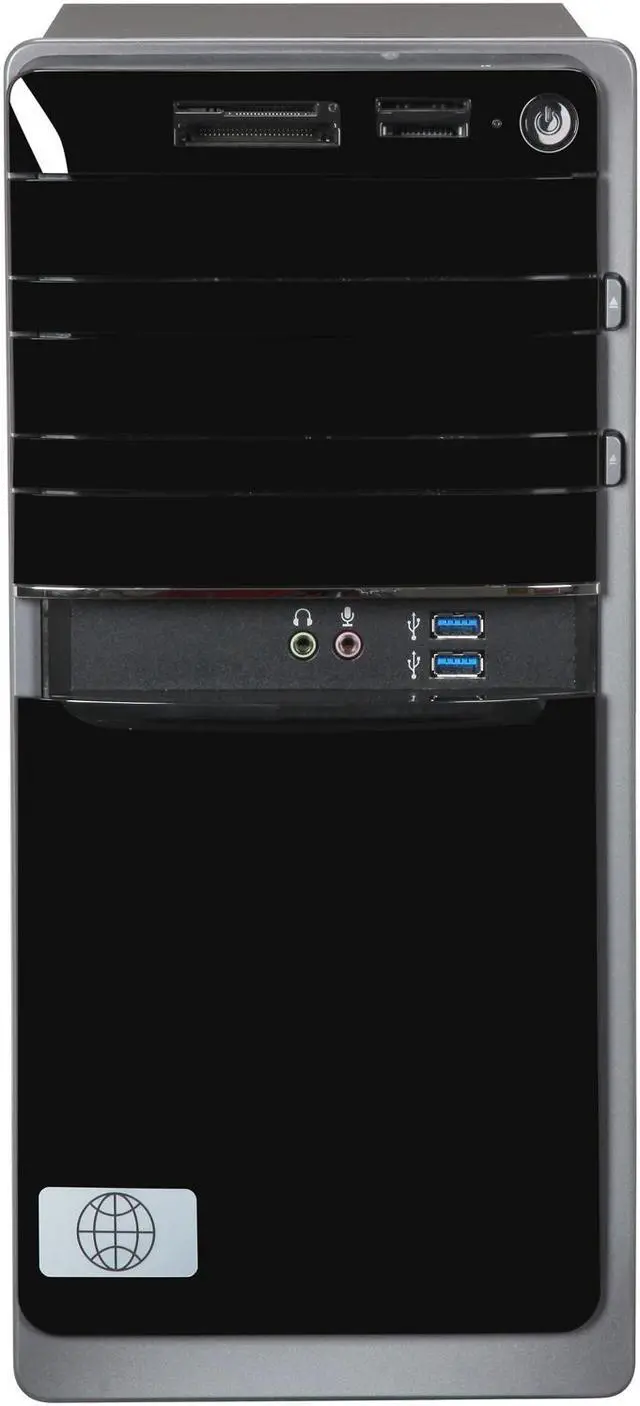 Alt view image 2 of 9 - Black HEAVY METAL Desktop PC for Metalheads with AMD A10-5700 3.4GHz 4GB DDR3 1TB HDD and Windows 8 (VDD-131)