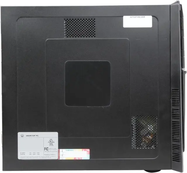 Alt view image 4 of 9 - Black HEAVY METAL Desktop PC for Metalheads with AMD A10-5700 3.4GHz 4GB DDR3 1TB HDD and Windows 8 (VDD-131)