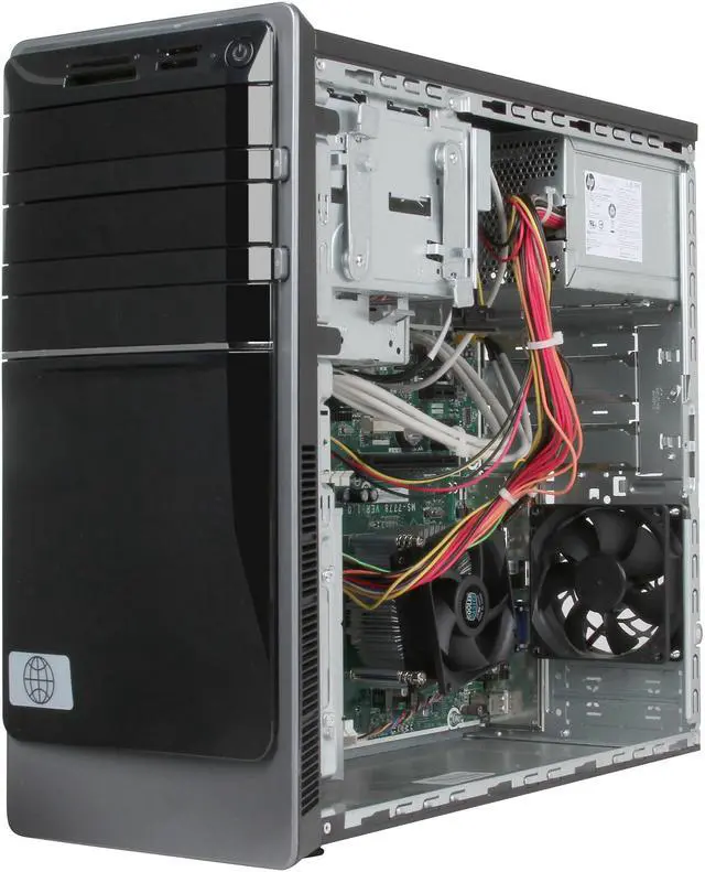 Alt view image 7 of 9 - Black HEAVY METAL Desktop PC for Metalheads with AMD A10-5700 3.4GHz 4GB DDR3 1TB HDD and Windows 8 (VDD-131)