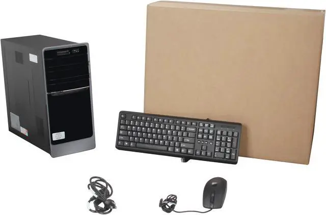 Alt view image 9 of 9 - Black HEAVY METAL Desktop PC for Metalheads with AMD A10-5700 3.4GHz 4GB DDR3 1TB HDD and Windows 8 (VDD-131)