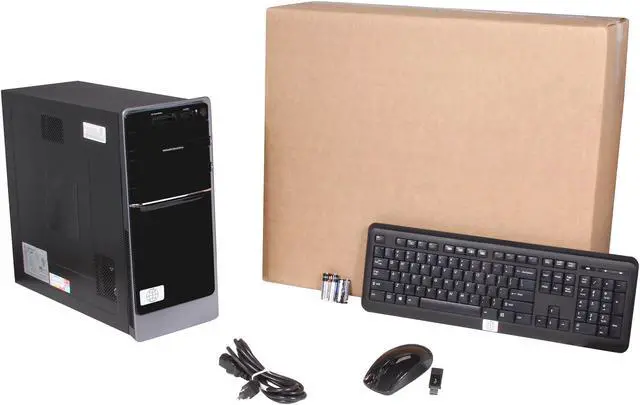 Alt view image 9 of 9 - Famous Brand Desktop PC TS-C8921-7P-W8EN AMD A8-5500 4GB DDR3 1TB HDD Windows 8