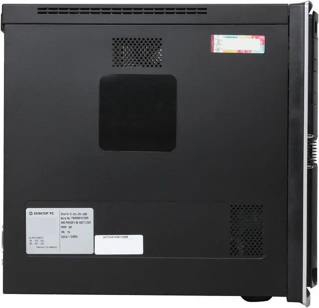 Alt view image 4 of 9 - Generic Desktop PC TS-F014-EPH-W8EN AMD Phenom II X6 1045T 4GB DDR3 1TB HDD Windows 8