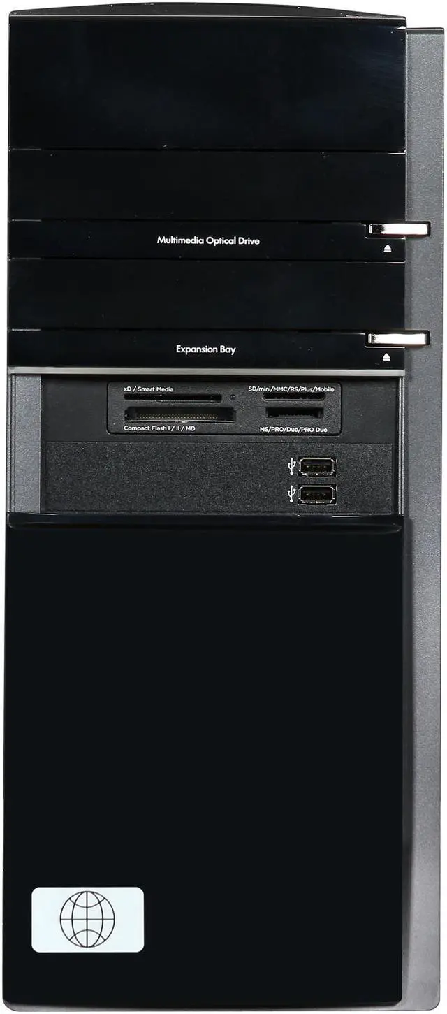 Alt view image 2 of 9 - Heavy Metal H8-1437C Desktop PC Intel Core i5 3470 3.2Ghz 4GB RAM 1.0 TB HDD DVDRW LightScribe Windows 8 64 Bit