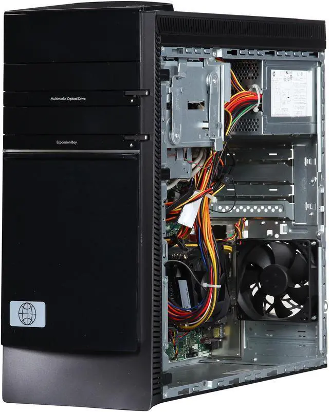 Alt view image 7 of 9 - Heavy Metal H8-1437C Desktop PC Intel Core i5 3470 3.2Ghz 4GB RAM 1.0 TB HDD DVDRW LightScribe Windows 8 64 Bit
