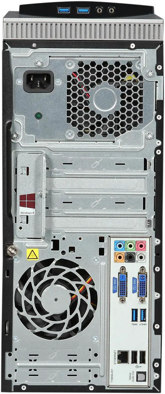 Alt view image 8 of 9 - HP Pavilion PHE Desktop PC INTEL i5 4430 (3.0Ghz) 4GB DDR3 RAM 1TB HDD DVDRW LS Windows 8 Pro 64 Bit [HP Debranded]