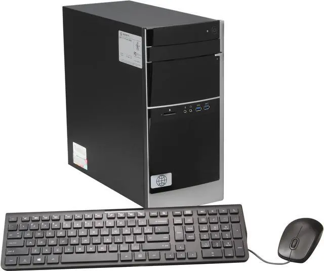 Main image of HP Debranded Pavilion Mid Tower Desktop PC with Quad Core Intel Core i5 4430 3.0Ghz (3.2Ghz), 4GB DDR3 RAM, 1TB HDD, DVDRW with LightScribe, Windows 8 Pro 64 Bit