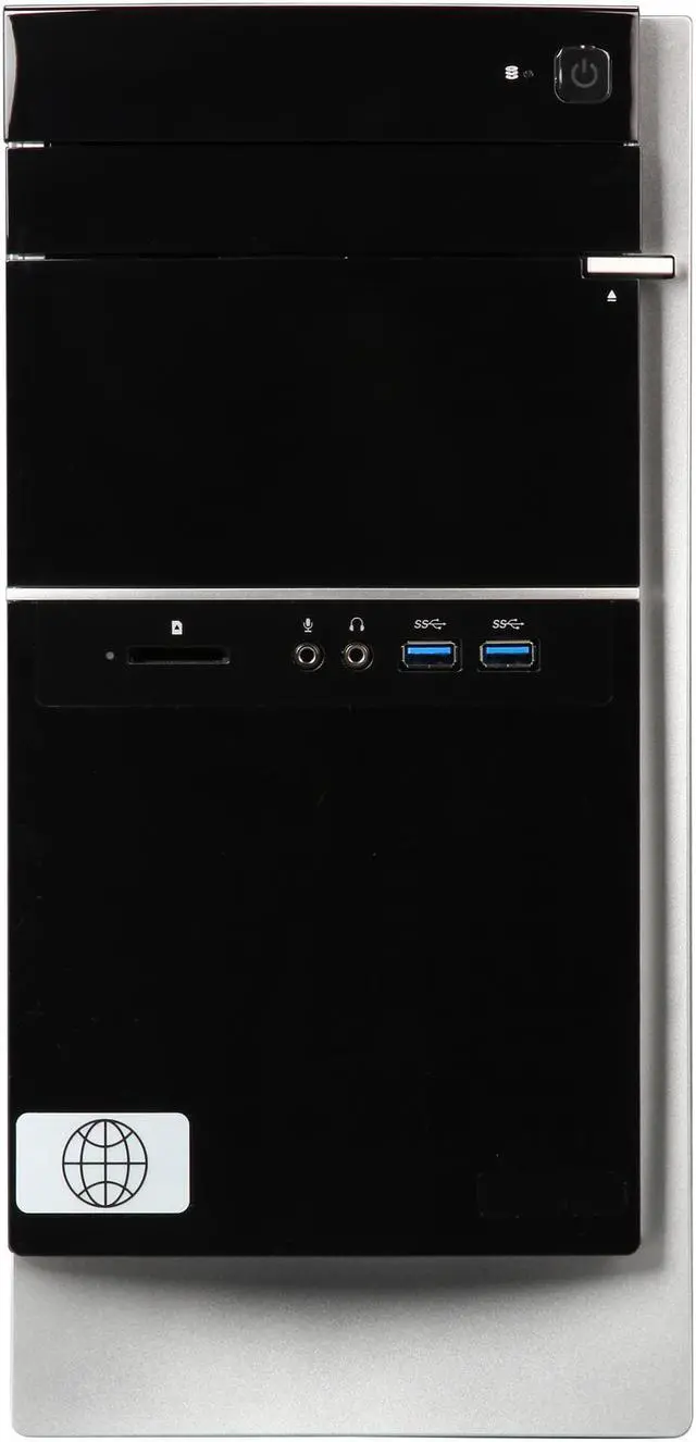 Alt view image 2 of 9 - HP Debranded Pavilion Mid Tower Desktop PC with Quad Core Intel Core i5 4430 3.0Ghz (3.2Ghz), 4GB DDR3 RAM, 1TB HDD, DVDRW with LightScribe, Windows 8 Pro 64 Bit